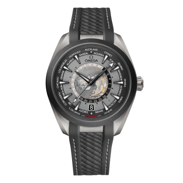 Seamaster Aqua Terra Co-Axial Master Chronometer GMT Worldtimer 220.92.43.22.99.001 43mm