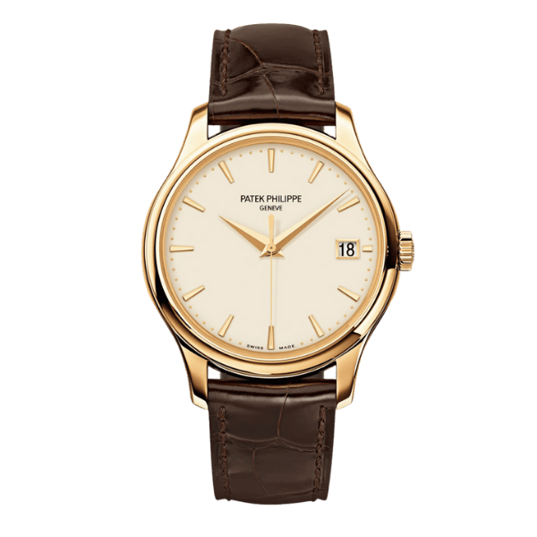 Calatrava 5227J-001 Date Sweep Seconds 39mm 18K Yellow Gold Plated