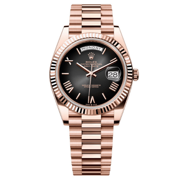 Day-Date 228235 Rose Gold Ombre Slate Dial