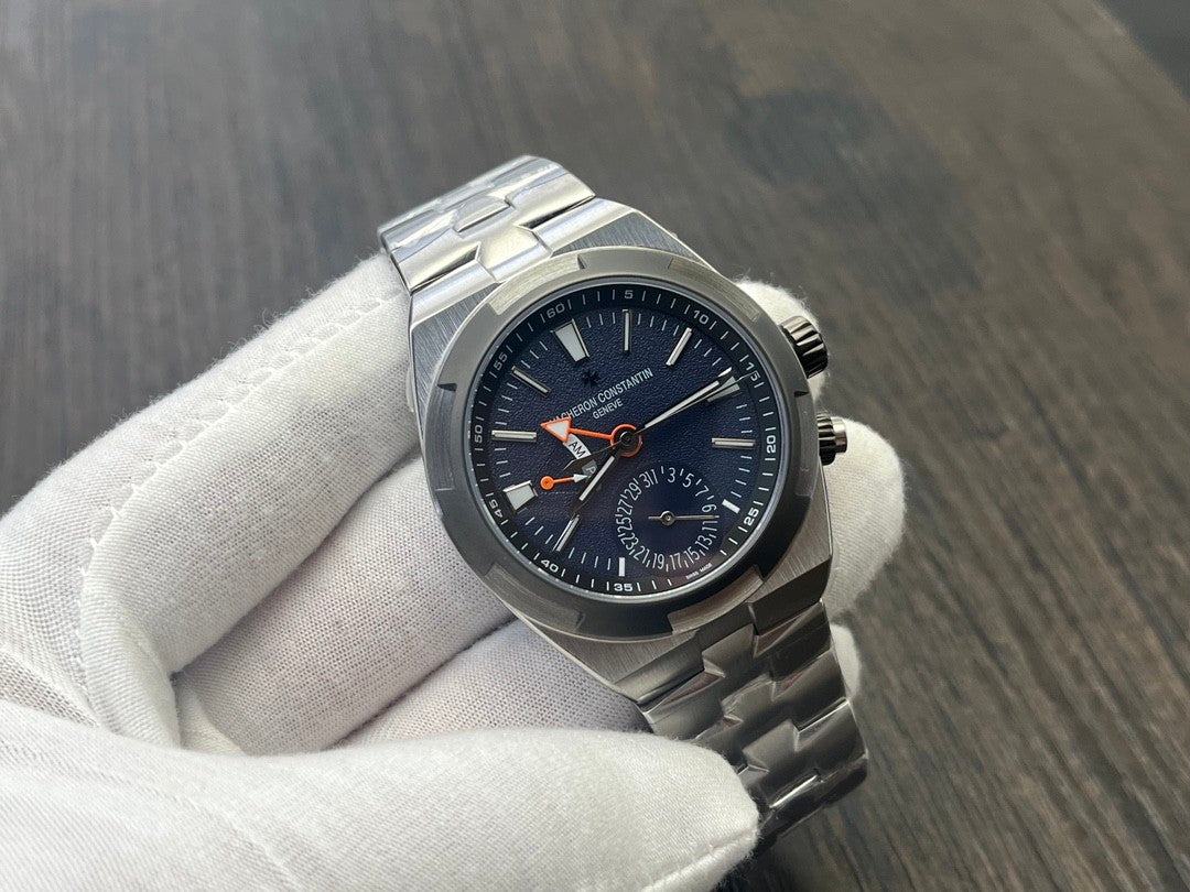VC 7930V/210T-H074 Blue Dial Titanium Stainless Steel Bracelet