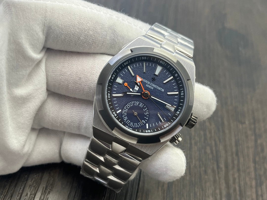 VC 7930V/210T-H074 Blue Dial Titanium Stainless Steel Bracelet