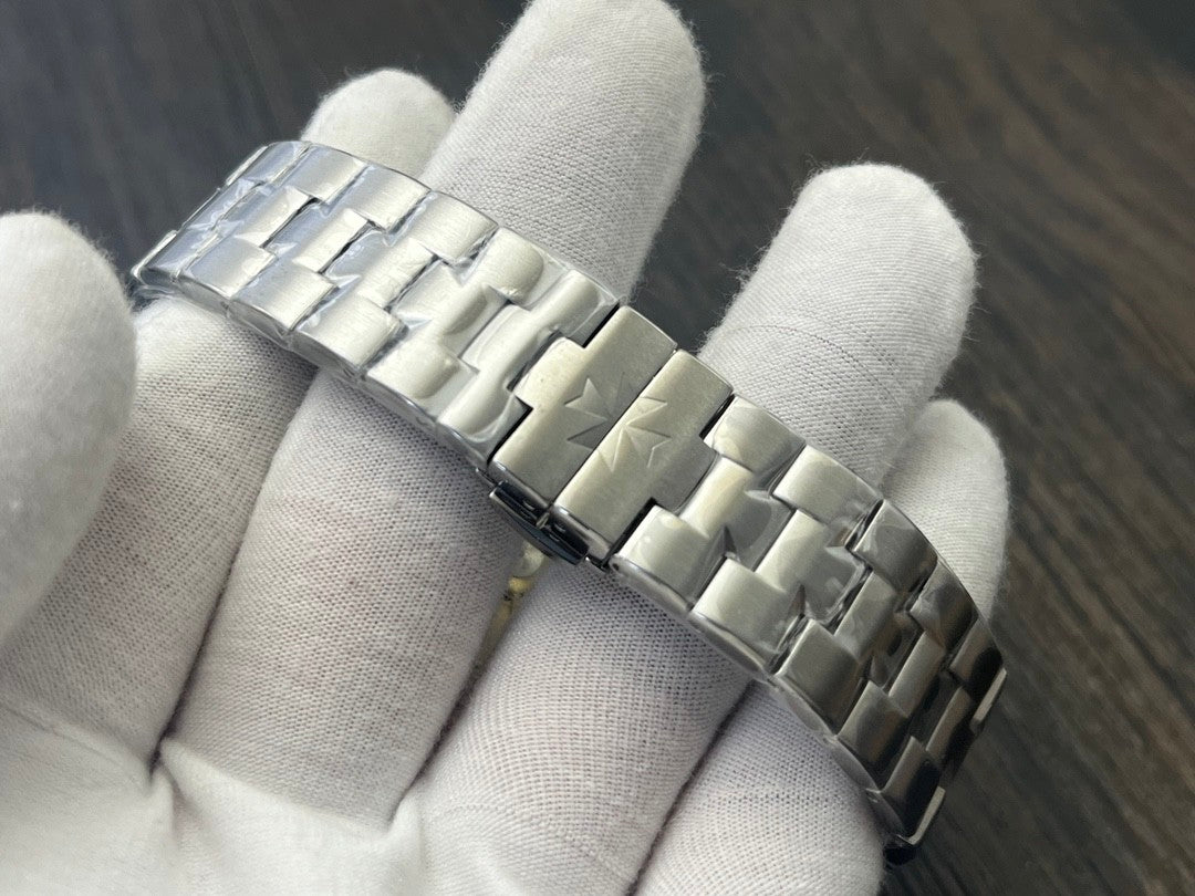 VC 7930V/210T-H074 Blue Dial Titanium Stainless Steel Bracelet