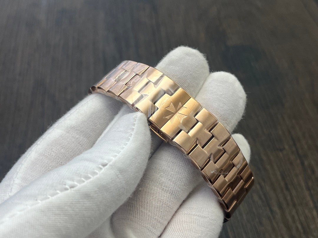 VC 7920V/210R-B965 Green Dial Stainless Steel 18K Gold Plated Bracelet