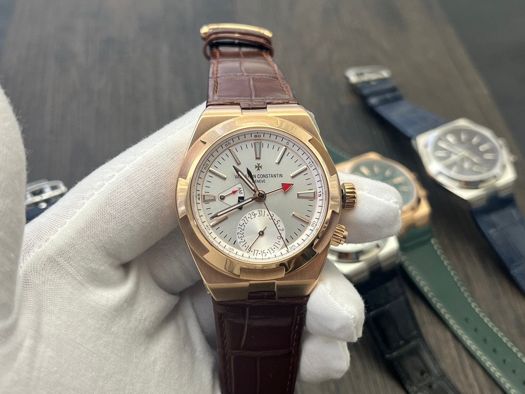 VC 7900V/000R-B336 Silver Dial 18K Gold Plated