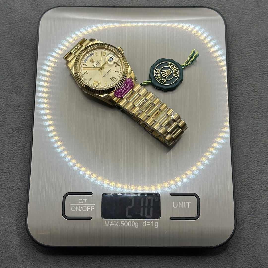 Day-Date 228238 Yellow Gold Plated Champagne Dial