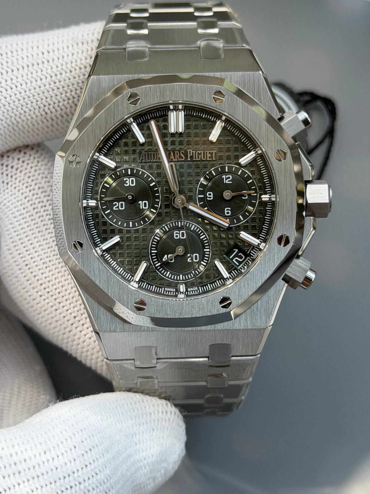 AP RO 26240ST Stainless Steel Green 41mm