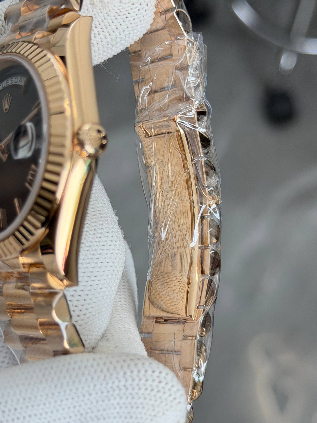 Day-Date 228235 Rose Gold Ombre Slate Dial