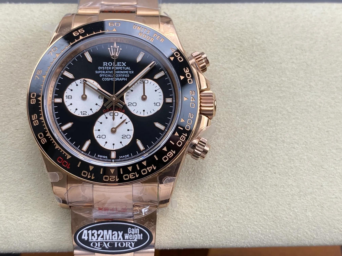 Daytona 126528 18k Rose Gold Plated Lemans 4132 Movement Original Weight