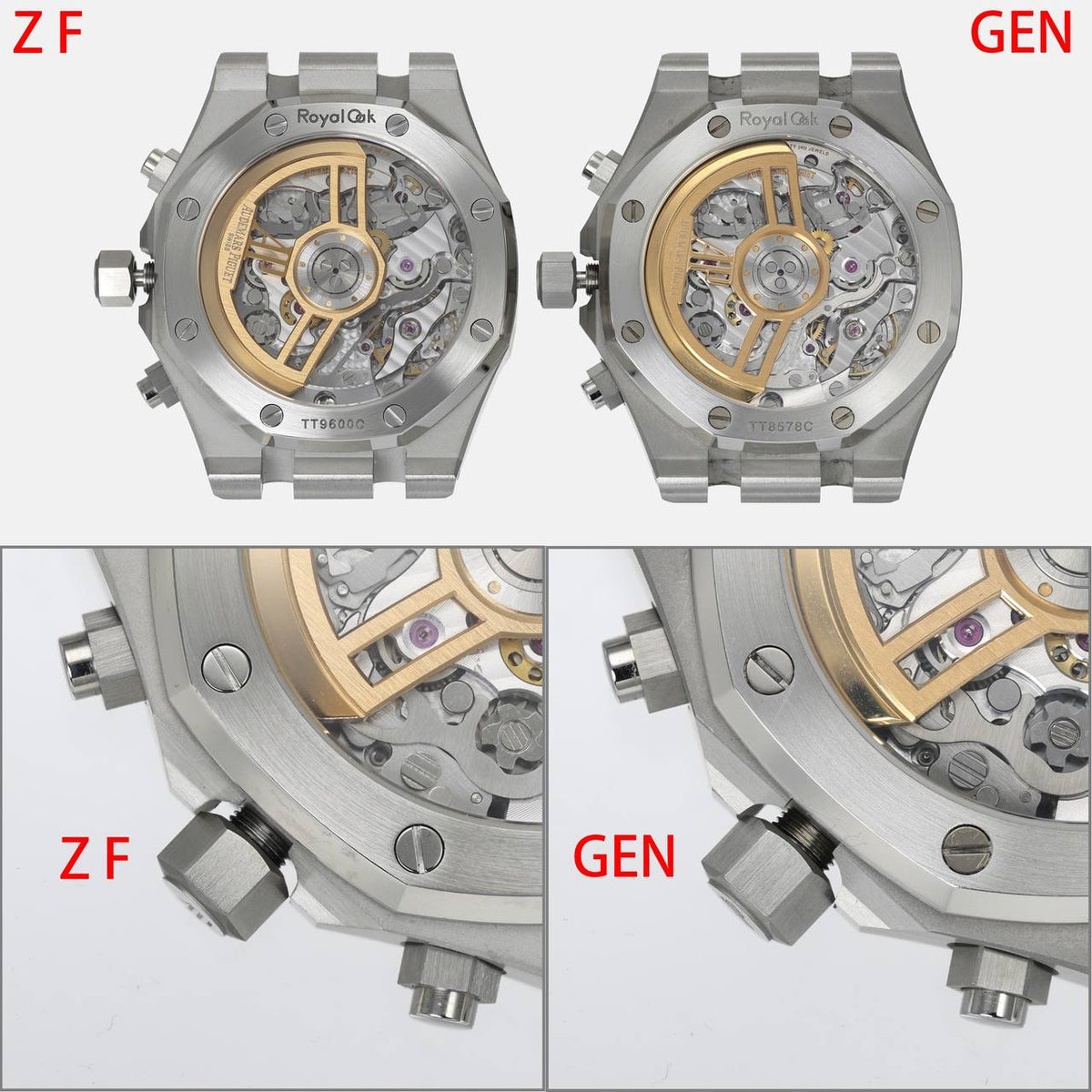 AP RO 26240ST Stainless Steel White 41mm