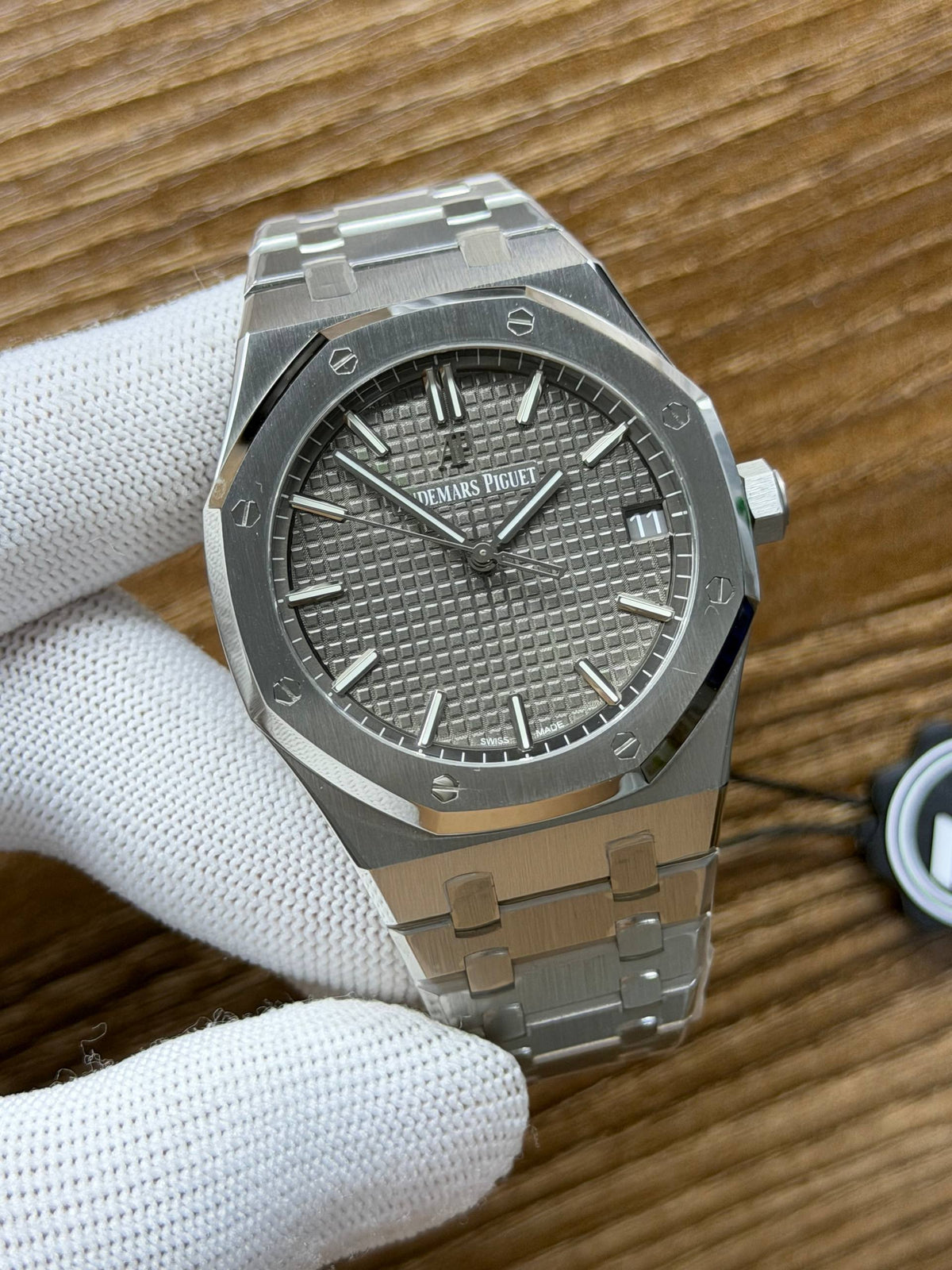 AP RO Grey Dial Stainless Steel 15500ST.OO.1220ST.04 41mm
