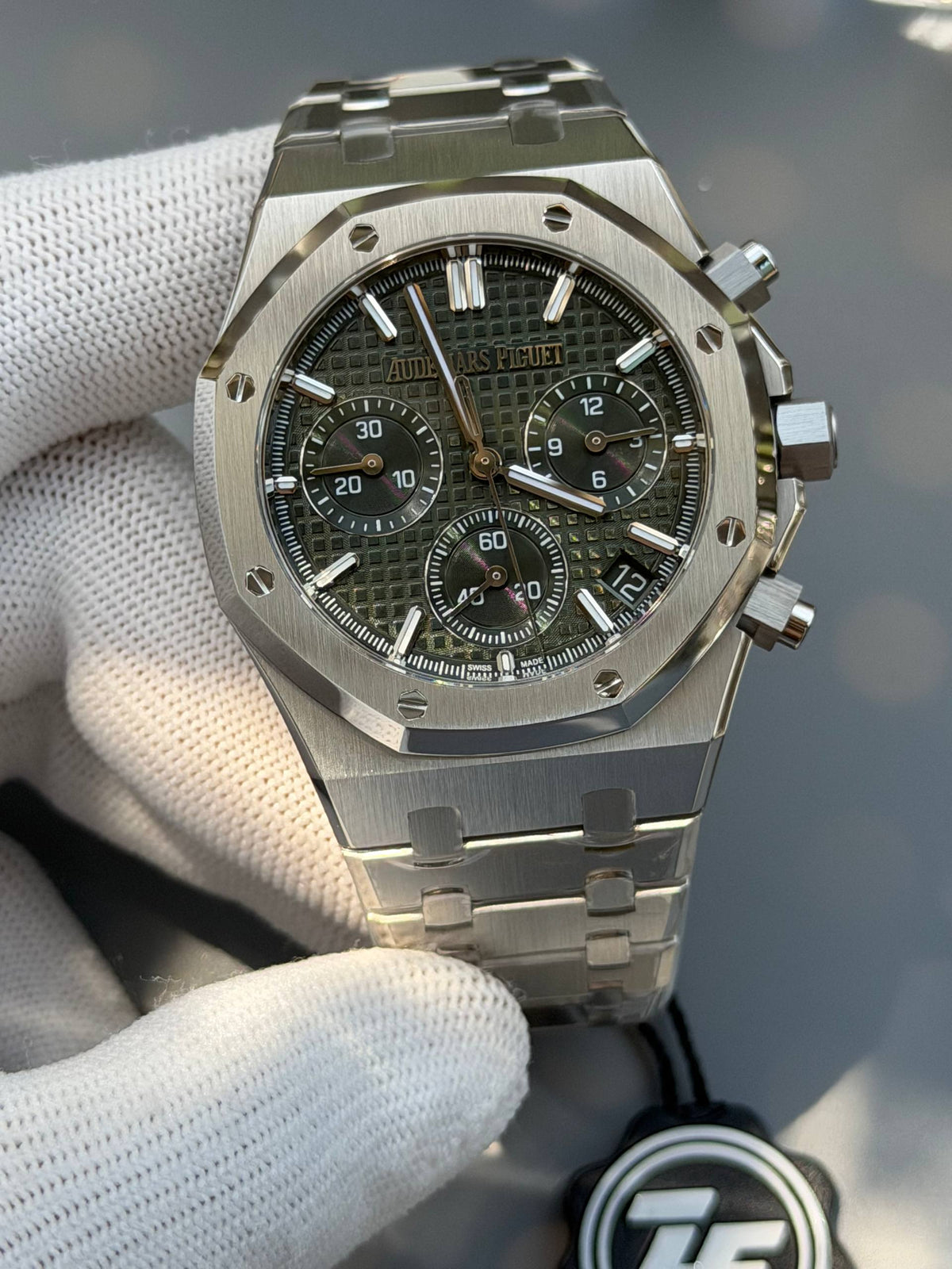 AP RO 26240ST Stainless Steel Green 41mm