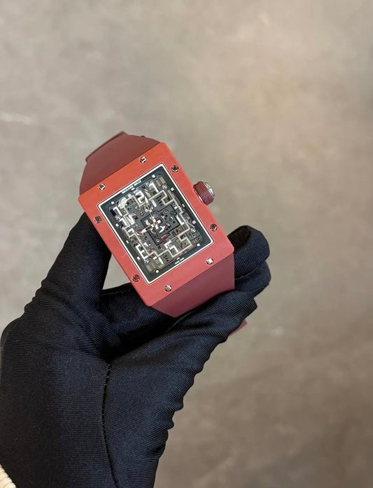 RM 16-04 Red Carbon Fiber