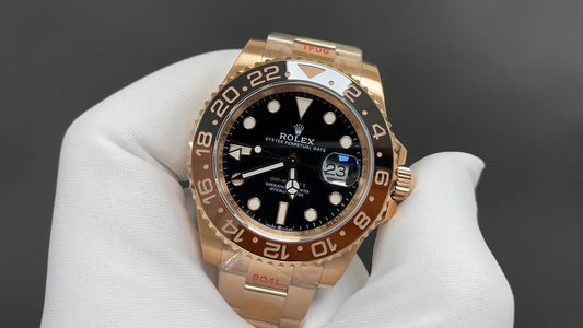 GMT-Master II 126715CHNR 18k Rose Gold Plated Weighted