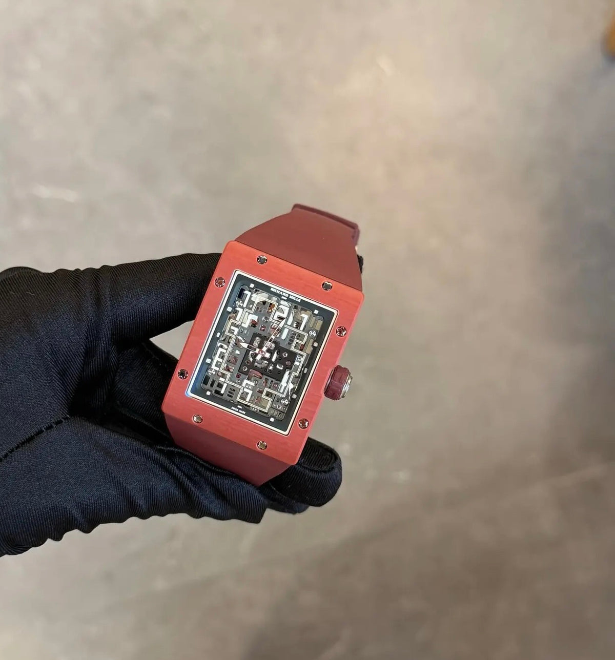RM 16-04 Red Carbon Fiber