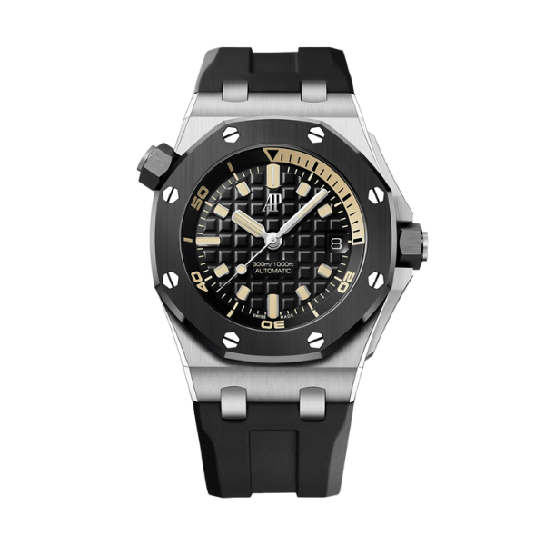 AP ROO Diver Black Dial 15720ST 42mm