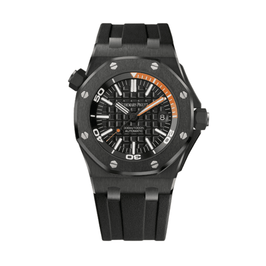 AP ROO Diver Black Dial Ceramic 15707CE 42mm