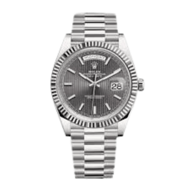 Day-Date 228239 White Gold Plated Slate Dial