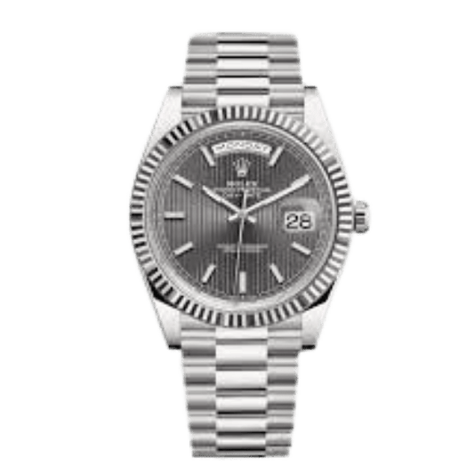 Day-Date 228239 White Gold Plated Slate Dial