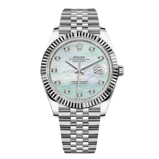 Datejust 41mm 126334 Mother of Pearl Diamond Fluted Jubilee