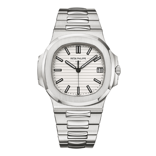 Nautilus 5711/1A-011 Piano White Stainless Steel