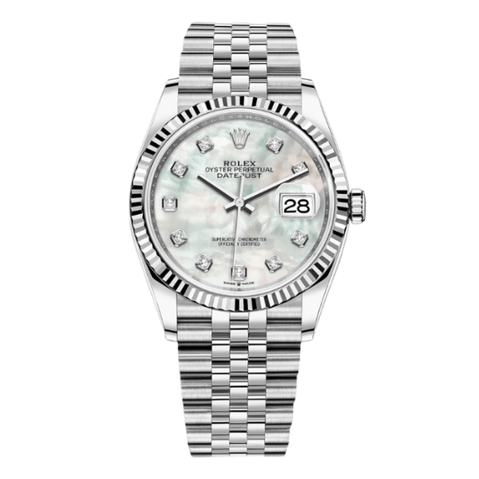 DateJust 36mm 126234 Mother of Pearl Fluted Jubilee