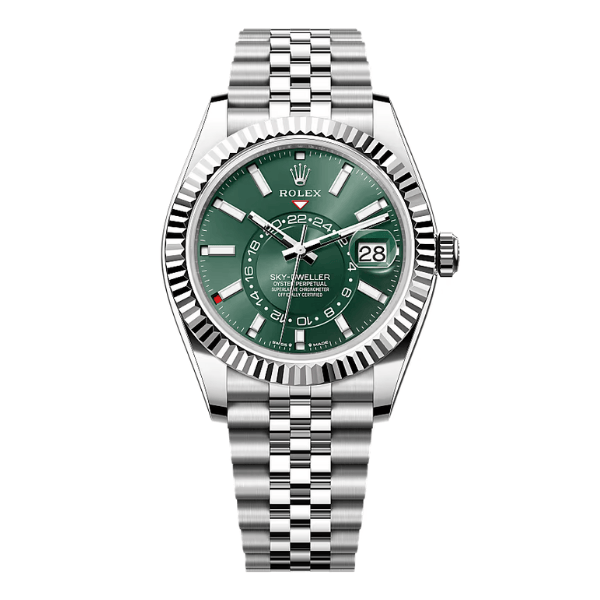 Sky-Dweller 336934 Mint Green Dial Stainless Steel Jubilee 42mm