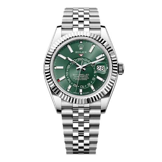 Sky-Dweller 336934 Mint Green Dial Stainless Steel Jubilee 42mm