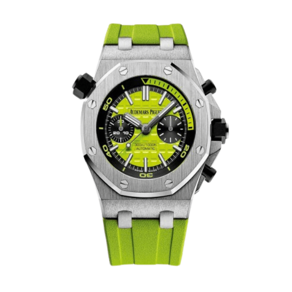 AP ROO Diver Green Dial 26703ST 42mm