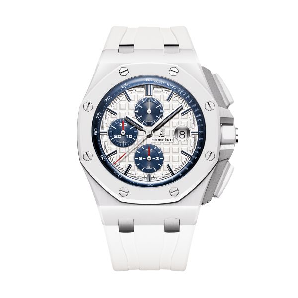AP ROO White Ceramic 26402CB 44mm