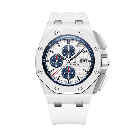 AP ROO White Ceramic 26402CB 44mm