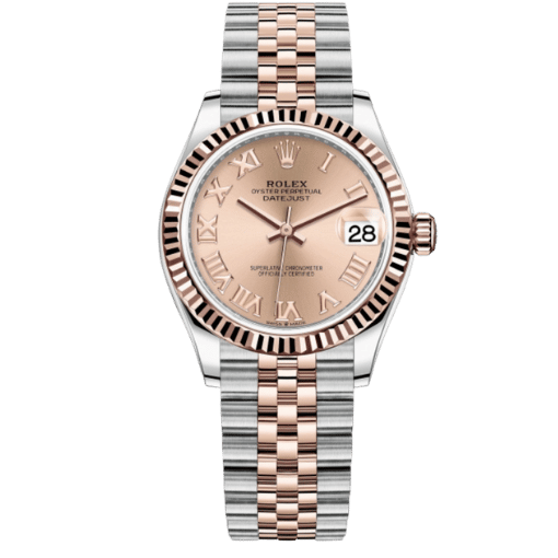 Datejust 31mm 278271 Champagne Roman Dial Fluted Jubilee