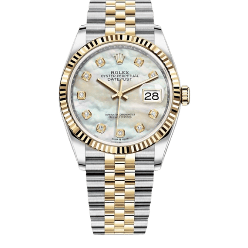 Datejust 36mm 126233 Mother of Pearl Diamond Dial Fluted Jubilee