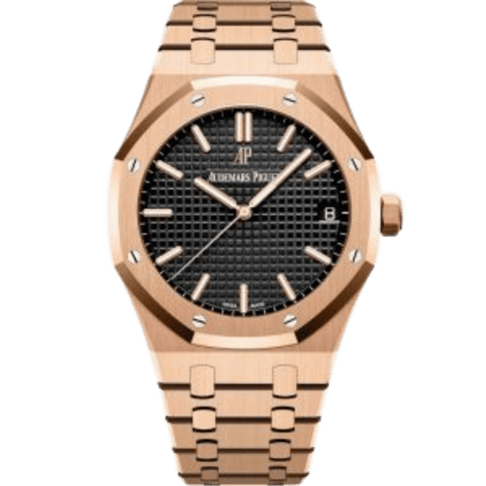 AP RO Black Dial Rose Gold Plated 15500OR.OO.1220OR.01 41mm