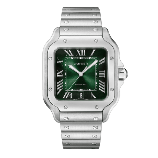 Santos De Cartier Green Dial Large WSSA0062