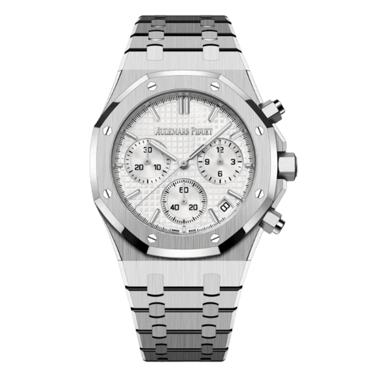 AP RO 26240ST Stainless Steel White 41mm