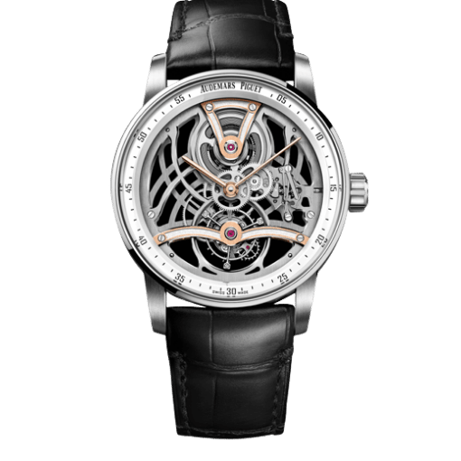 AP Code 11.59 Tourbillon Open-Worked Silver Dial 26600CR.OO.D002CR.99 41mm