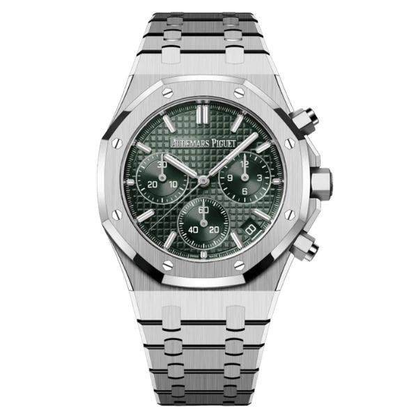 AP RO 26240ST Stainless Steel Green 41mm