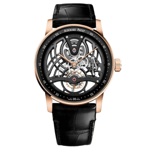 AP Code 11.59 Tourbillon Open-Worked Black Dial 41mm