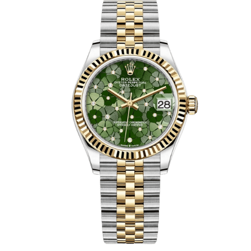 Datejust 31mm 278273 Floral Motif Dial Fluted Jubilee