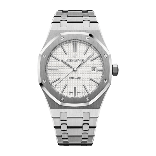 AP RO White Dial Stainless Steel 15400ST.OO.1220ST.02 41mm