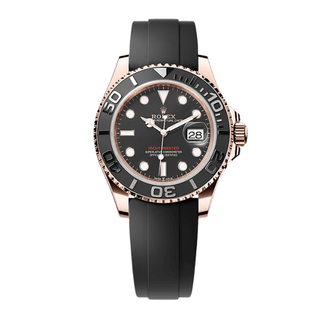 Yacht-Master 126655 18K Rose Gold Plated Black Dial 42mm