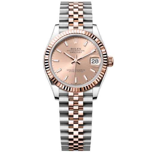 Datejust 31mm 278271 Champagne Index Dial Fluted Jubilee