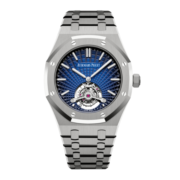 AP RO Extra-Thin Tourbillon Blue Dial Titanium 26522TI.OO.1220TI.01 41mm