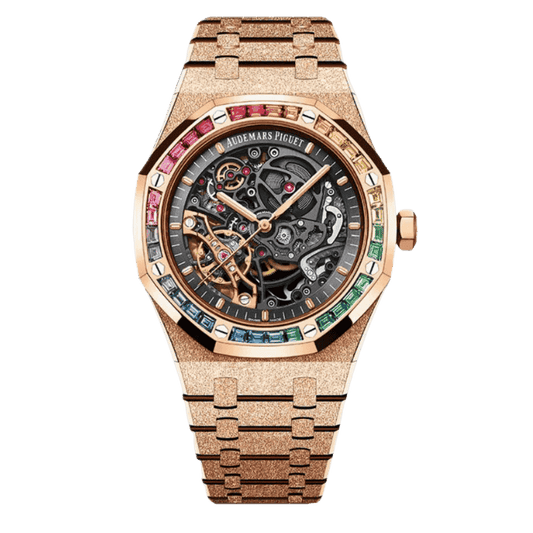 AP RO Frosted Rose Gold Openworked 15412OR.YG.1224OR.01-B 41mm