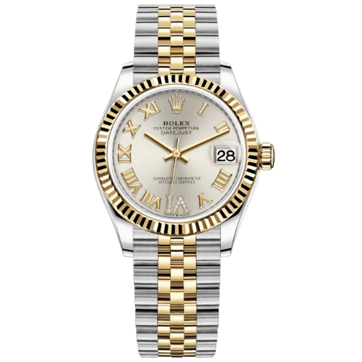 Datejust 31mm 278273 Silver Roman Dial Fluted Jubilee