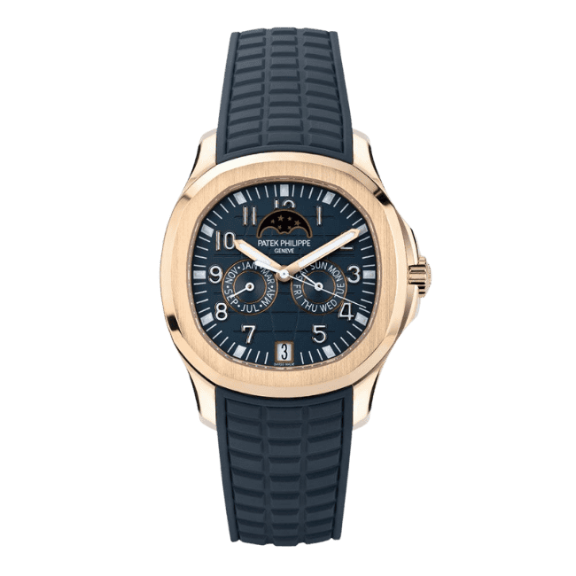 Aquanaut 5261R Moonphase Blue Rose 40mm 18K Rose Gold Plated
