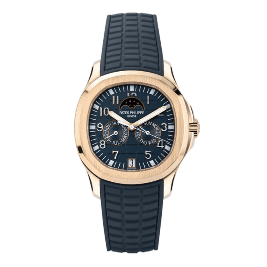 Aquanaut 5261R Moonphase Blue Rose 40mm 18K Rose Gold Plated