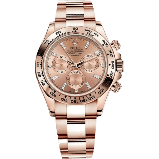 Daytona 116505 Rose Gold Plated Champagne Dial