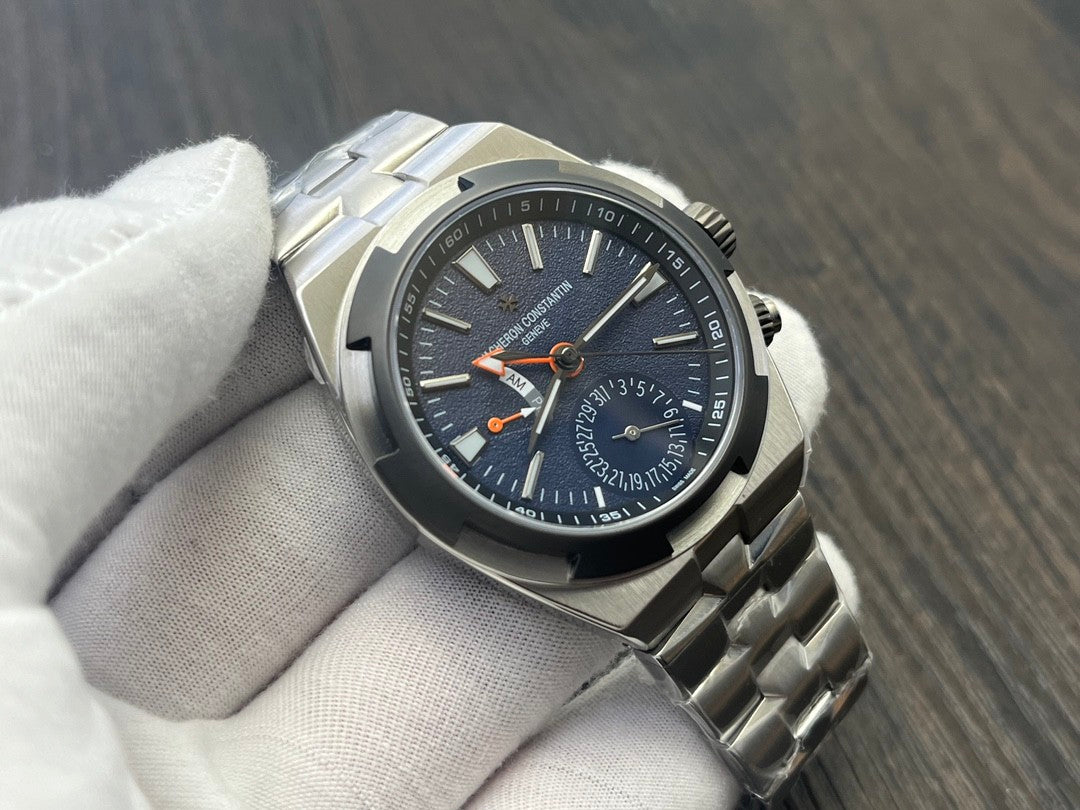 VC 7930V/210T-H074 Blue Dial Titanium Stainless Steel Bracelet