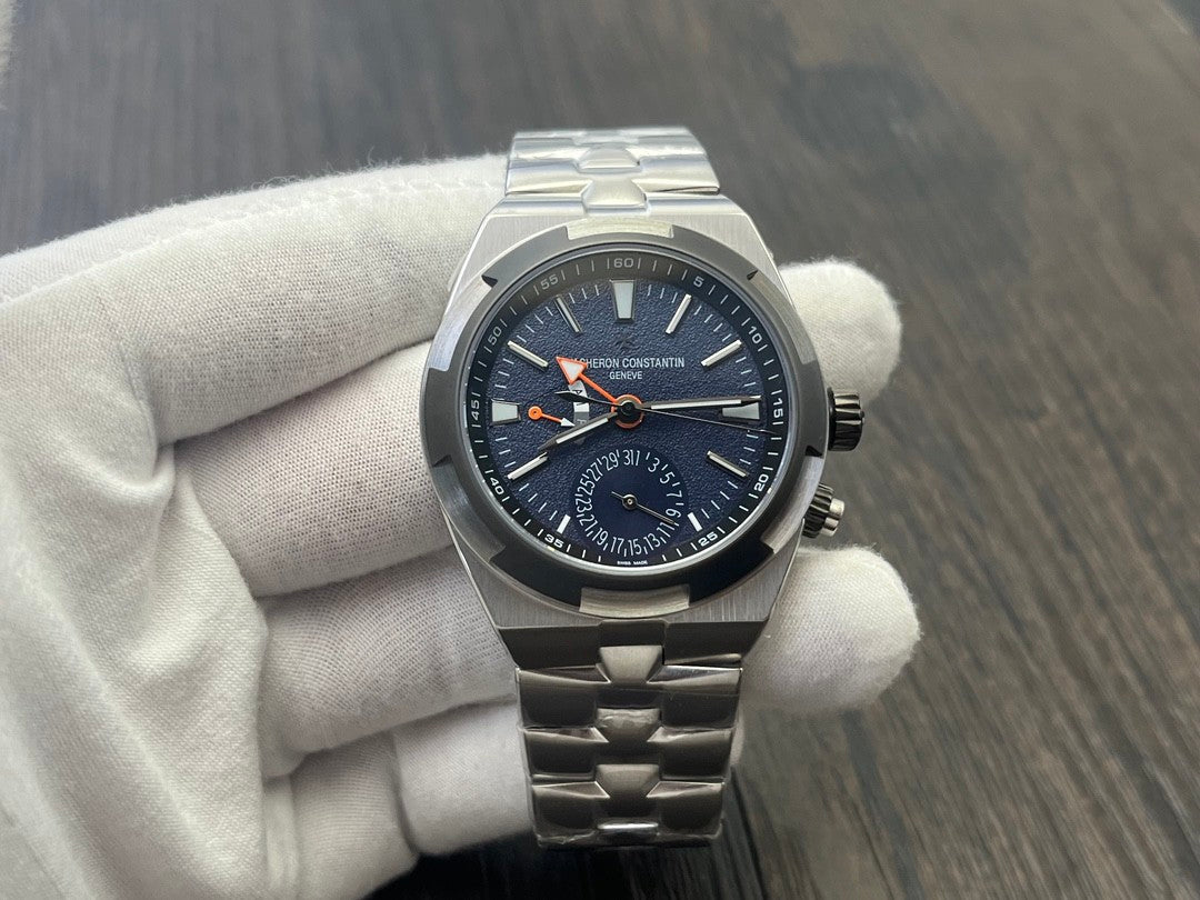 VC 7930V/210T-H074 Blue Dial Titanium Stainless Steel Bracelet